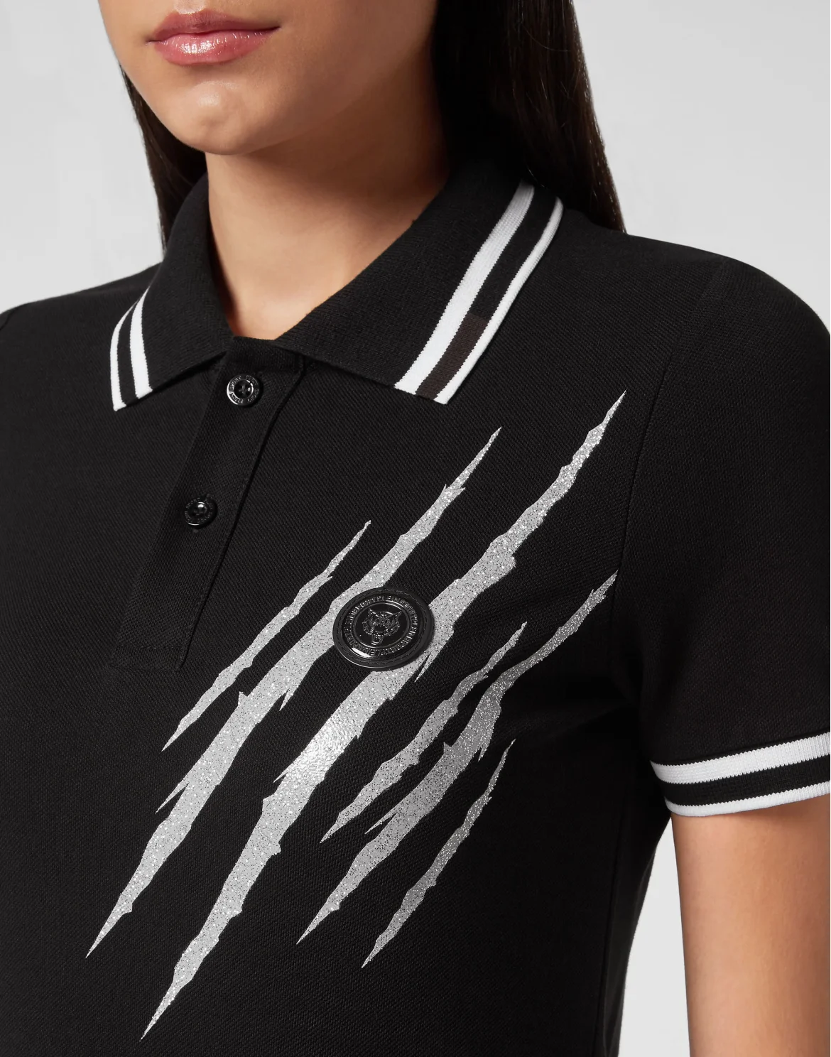 Polo shirt SS Scratch, цвет: Черный