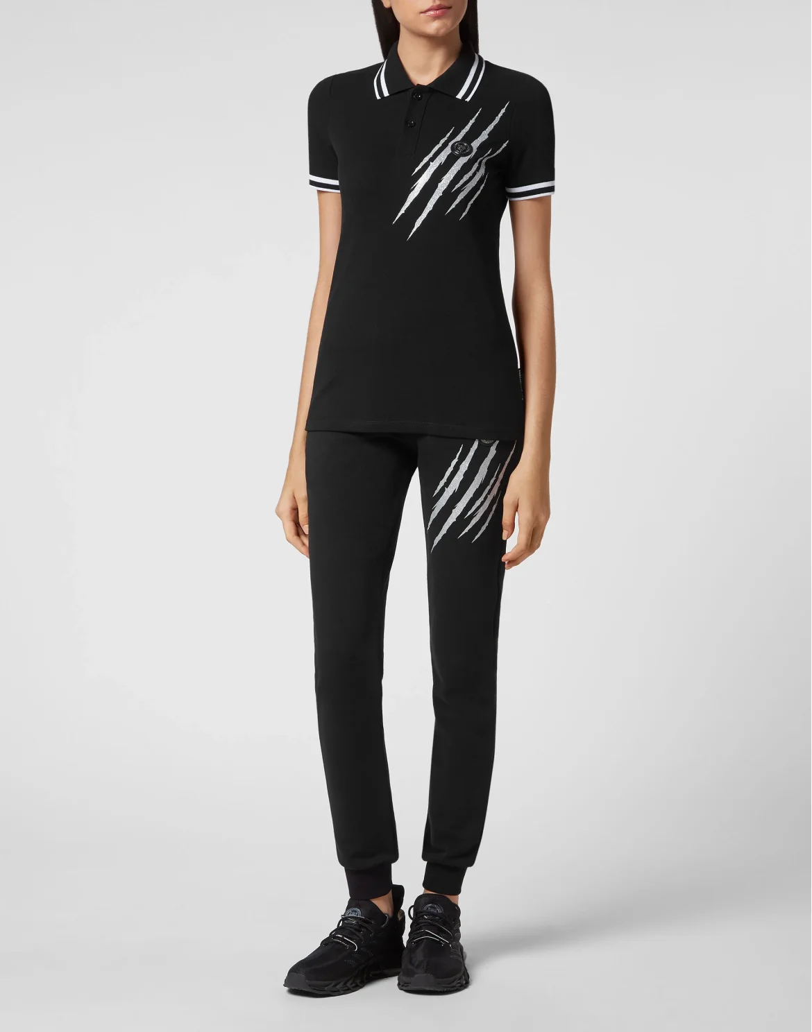 Polo shirt SS Scratch, цвет: Черный