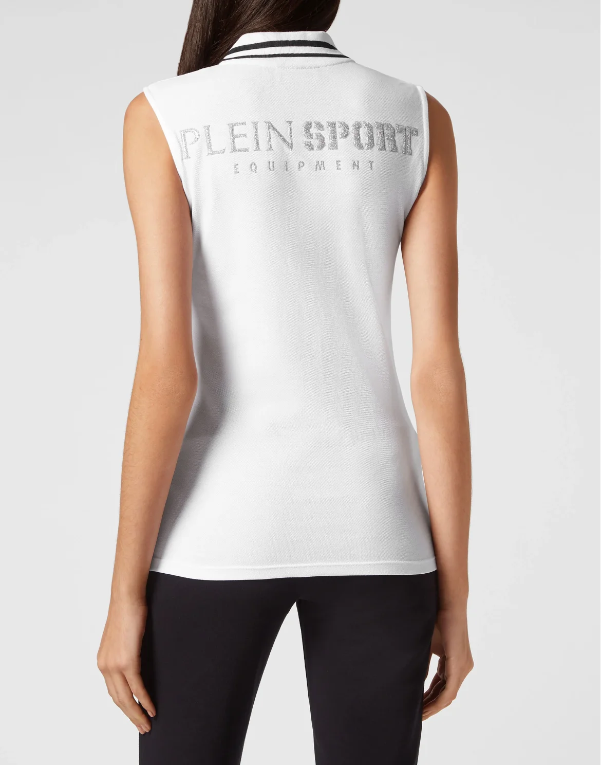 Sleeveless Polo shirt, цвет: Белый