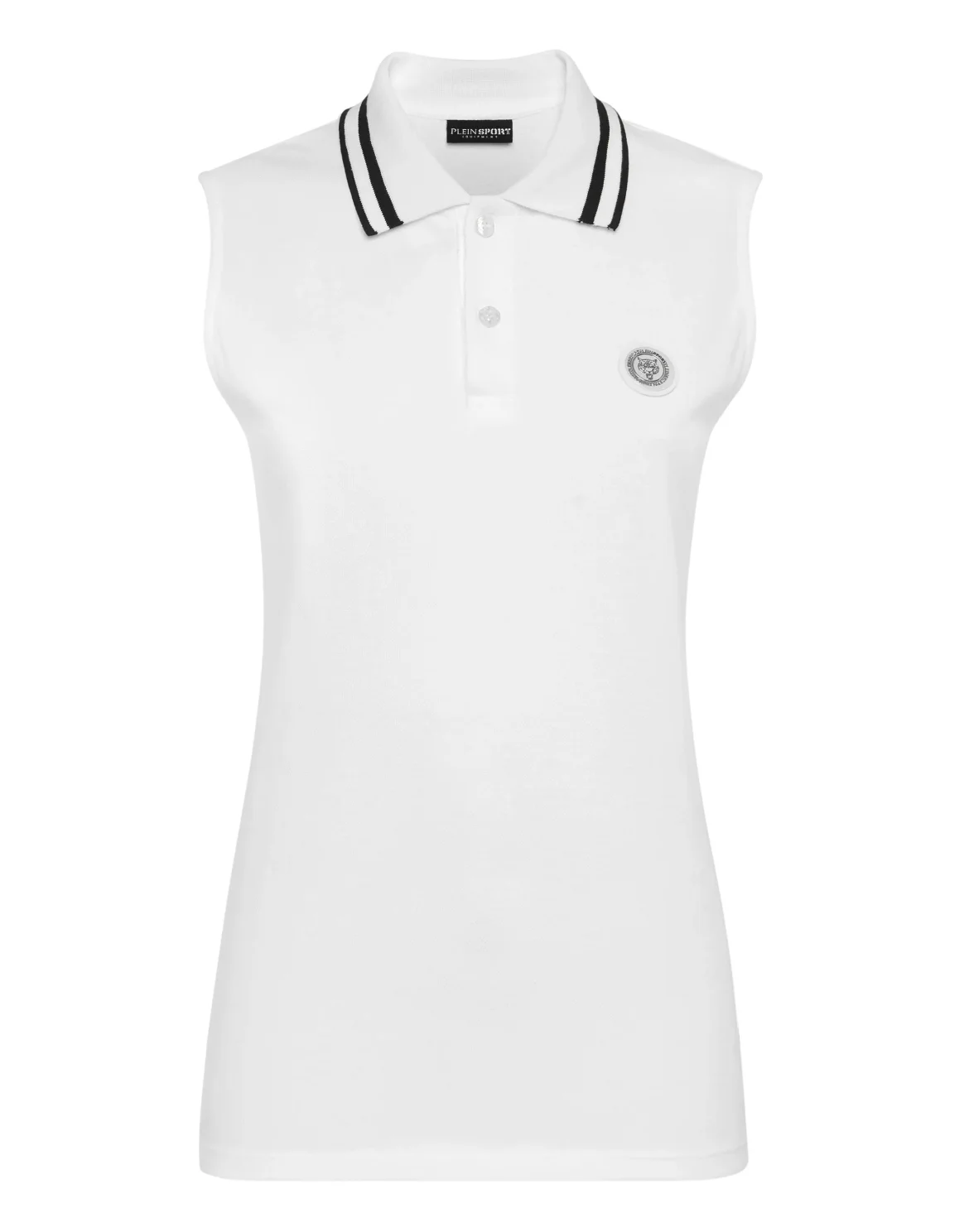 Sleeveless Polo shirt, цвет: Белый