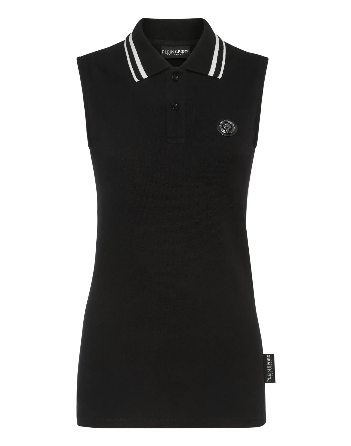 Sleeveless Polo shirt, цвет: Черный