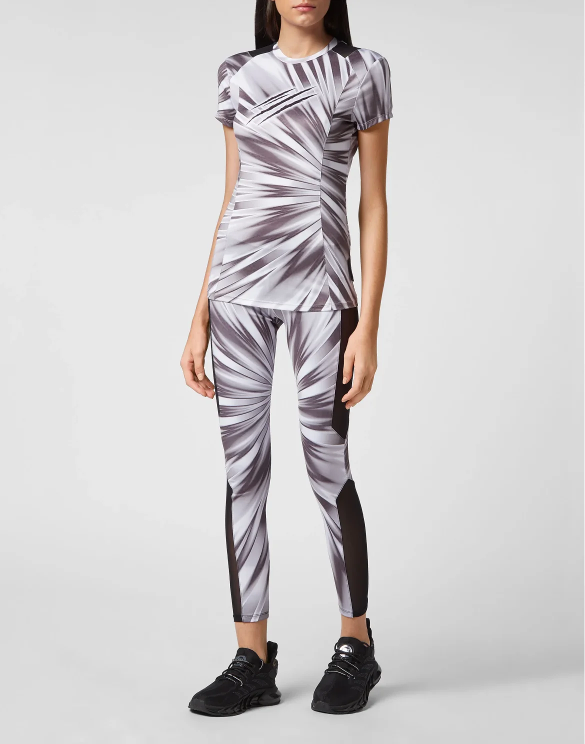Tie-dye T-shirt Round Neck SS Scratch, цвет: Белый
