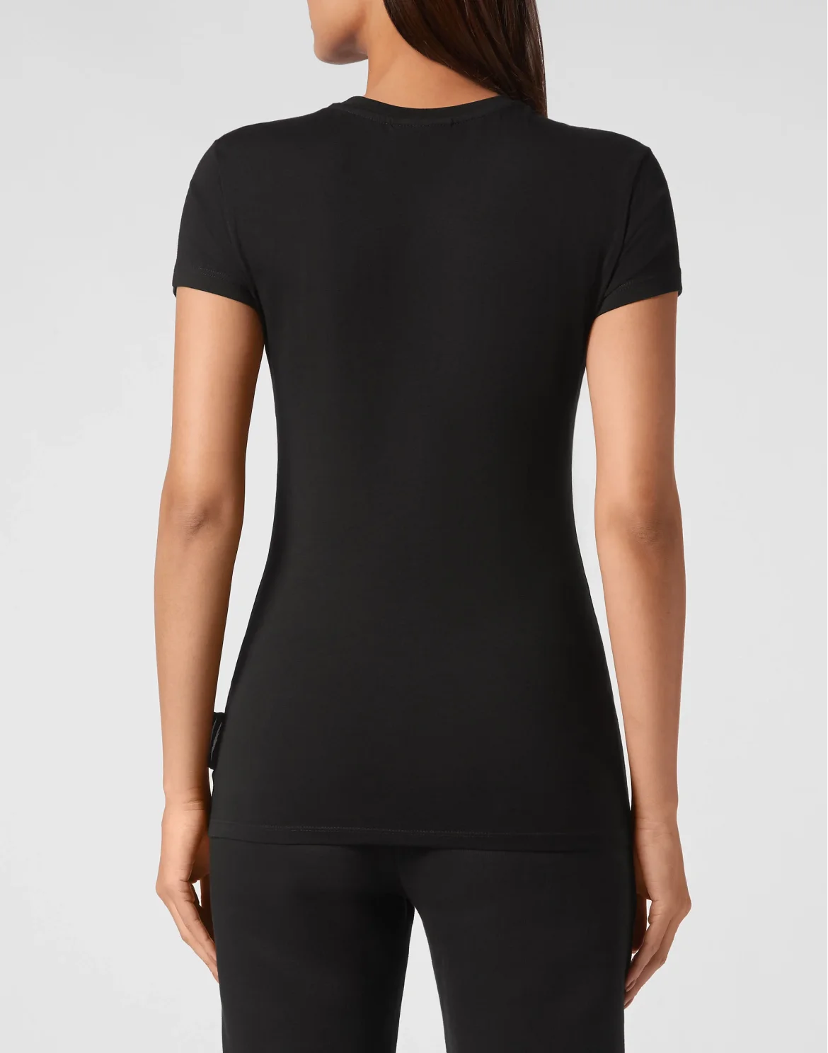 T-shirt Round Neck Sexy Pure Fit Tiger, цвет: Черный