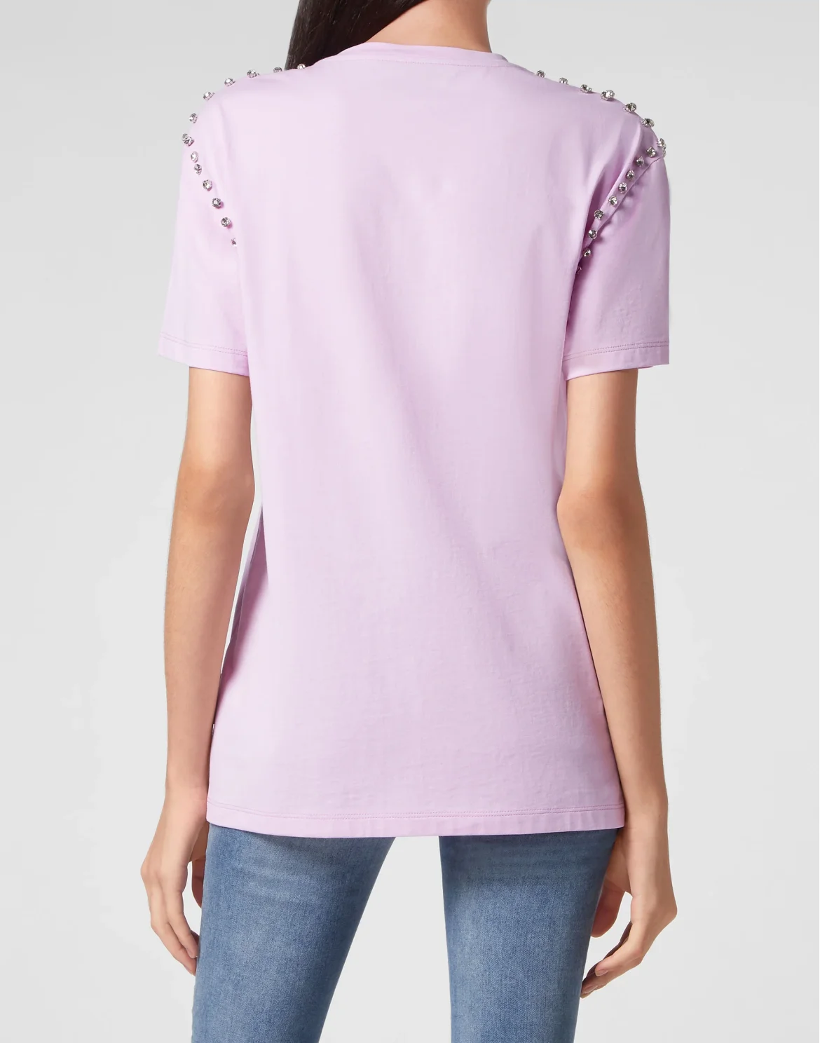 T-shirt Round Neck SS Stones, цвет: Розовый