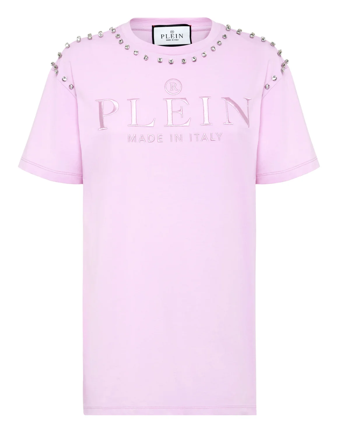 T-shirt Round Neck SS Stones, цвет: Розовый