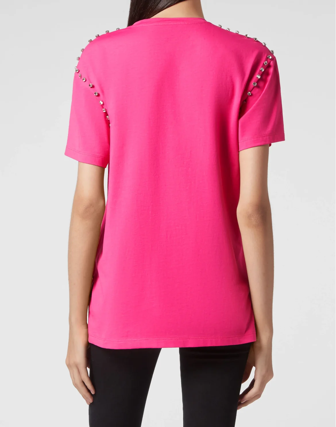 T-shirt Round Neck SS Stones, цвет: Розовый