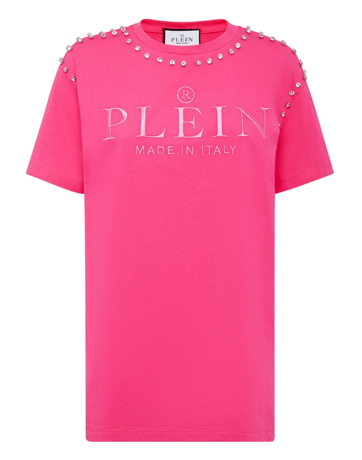 T-shirt Round Neck SS Stones, цвет: Розовый