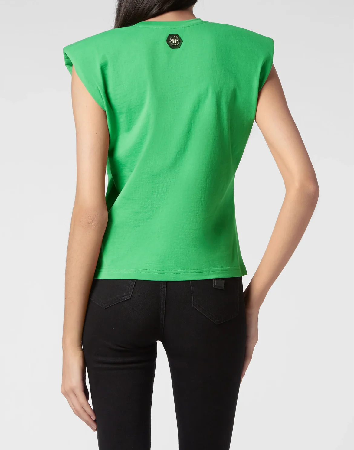 Shoulder Pads Tank Top Basic, цвет: Зеленый