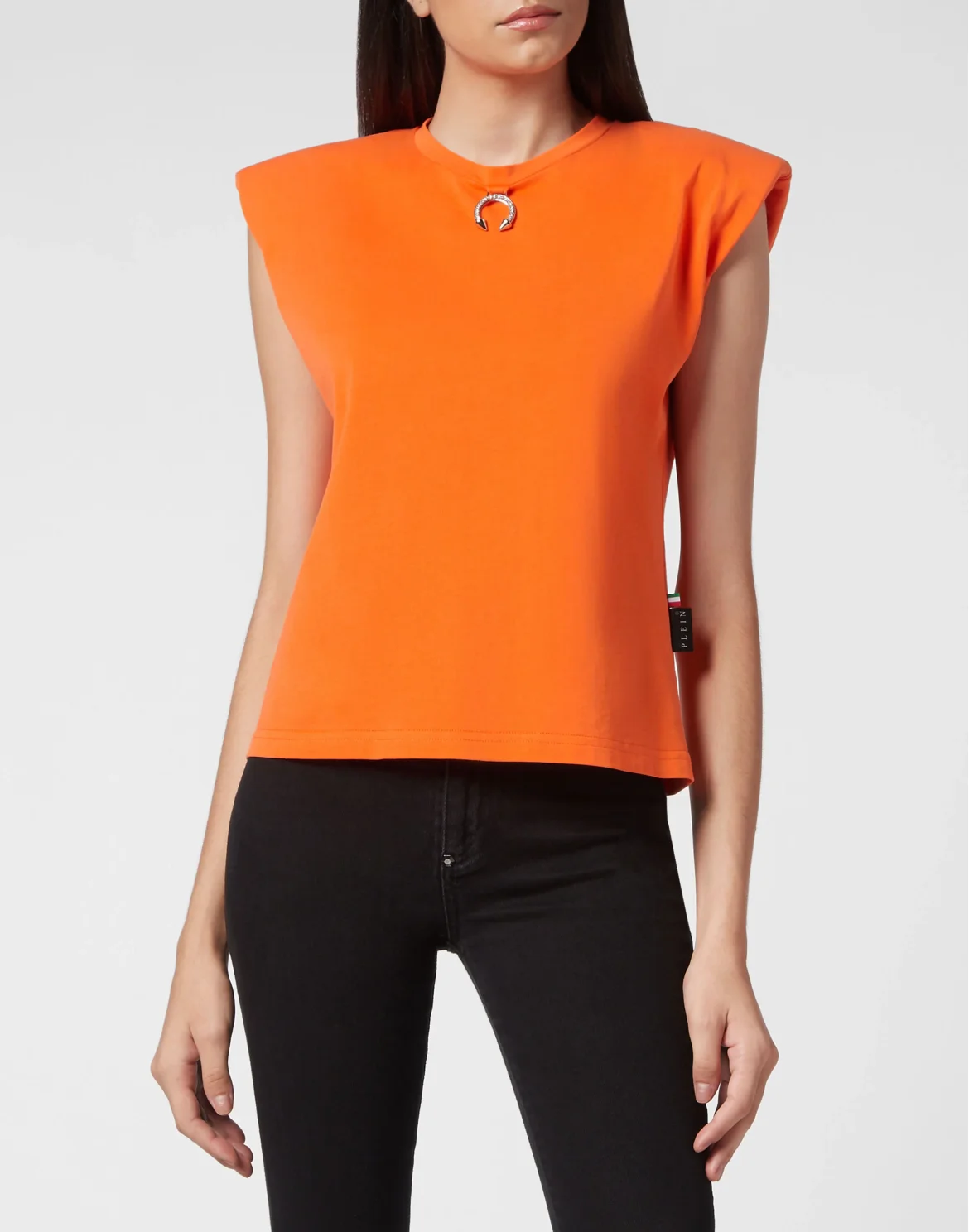 Shoulder Pads Tank Top Basic, цвет: Оранжевый