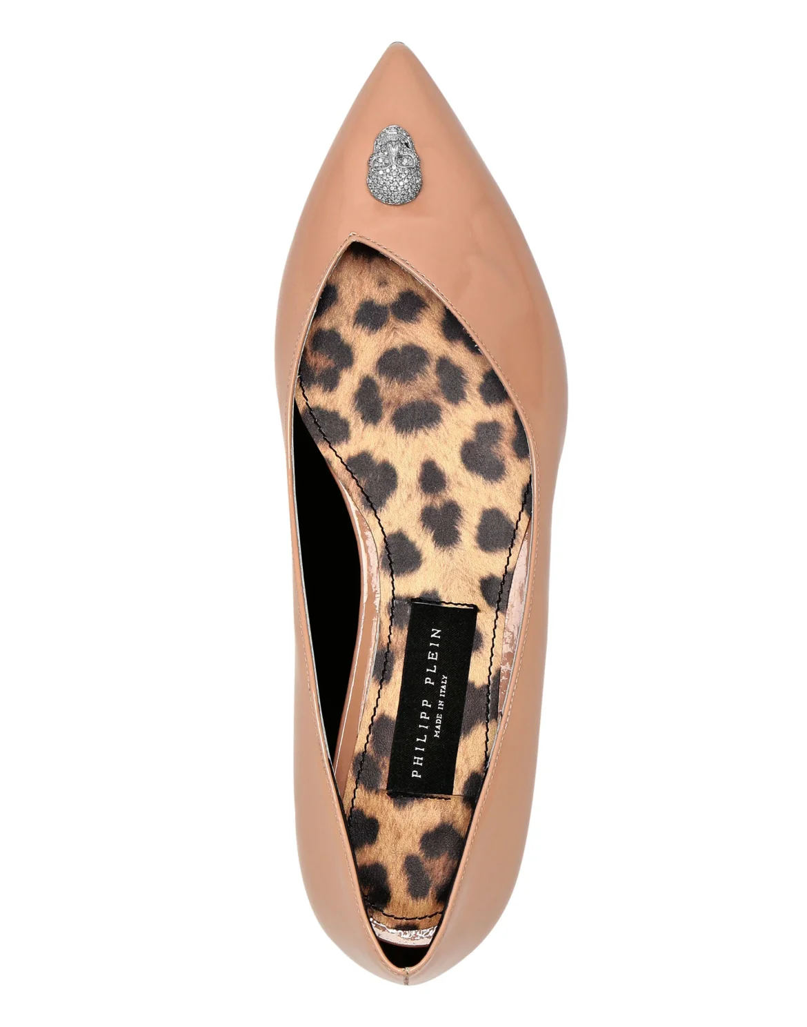 Ballet Flats Skull, цвет: Бежевый