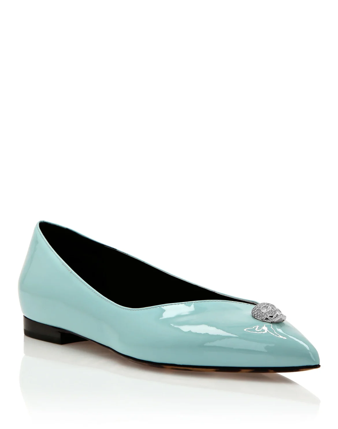 Ballet Flats Skull, цвет: Голубой