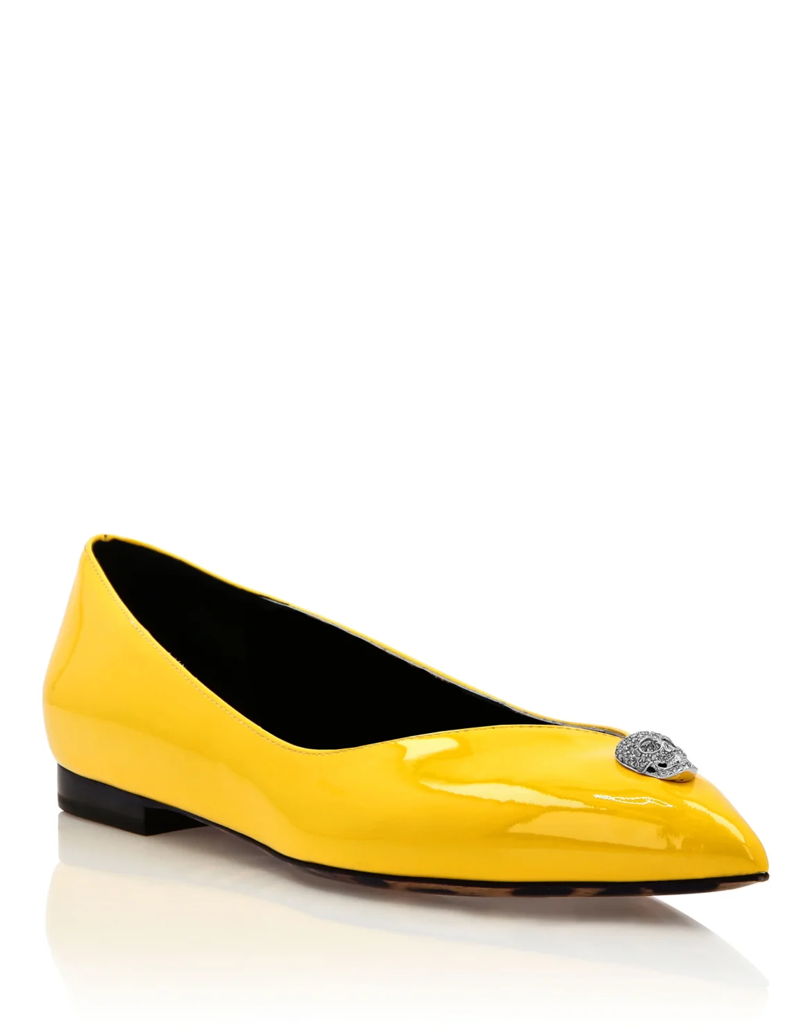 Ballet Flats Skull, цвет: Желтый