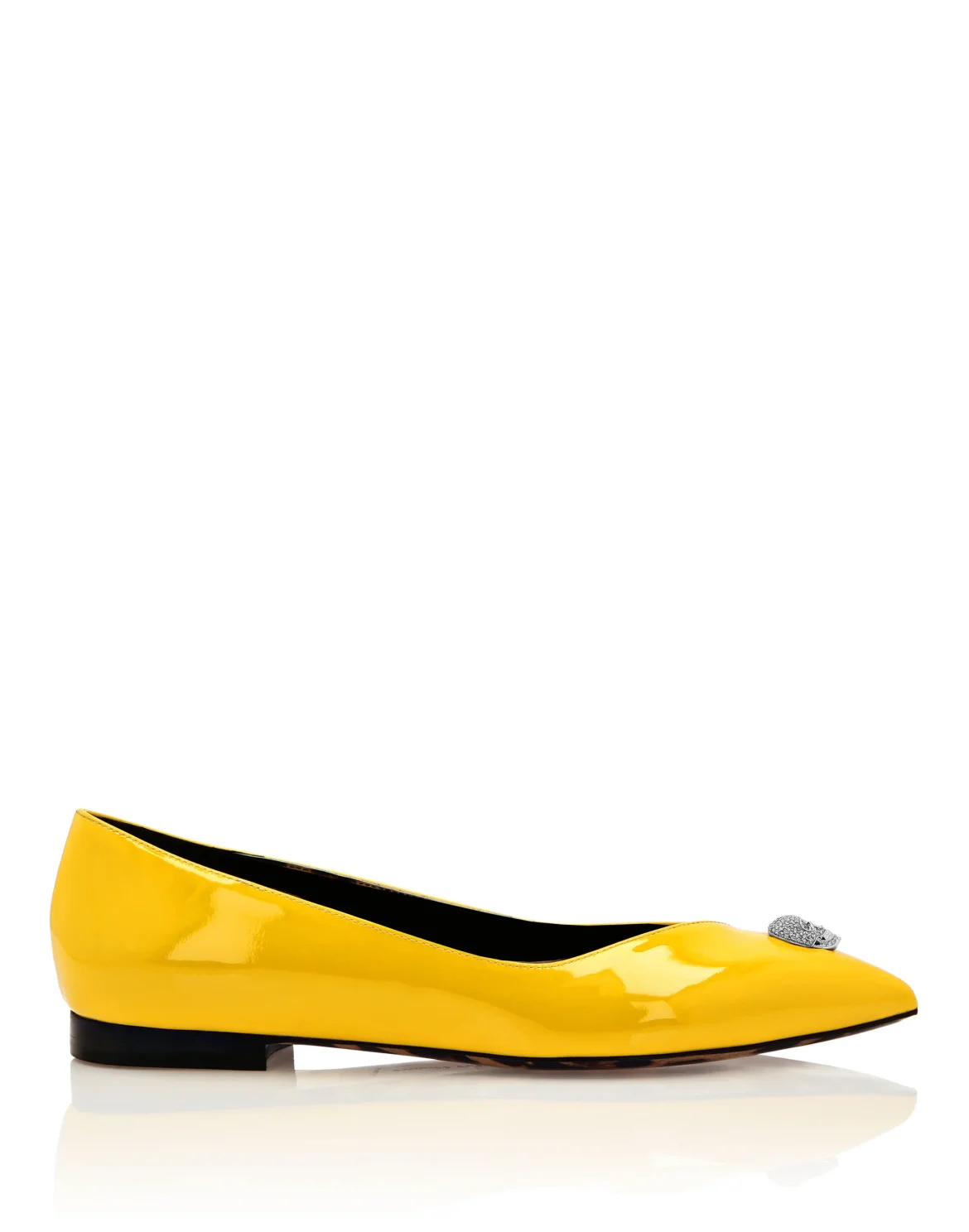 Ballet Flats Skull, цвет: Желтый
