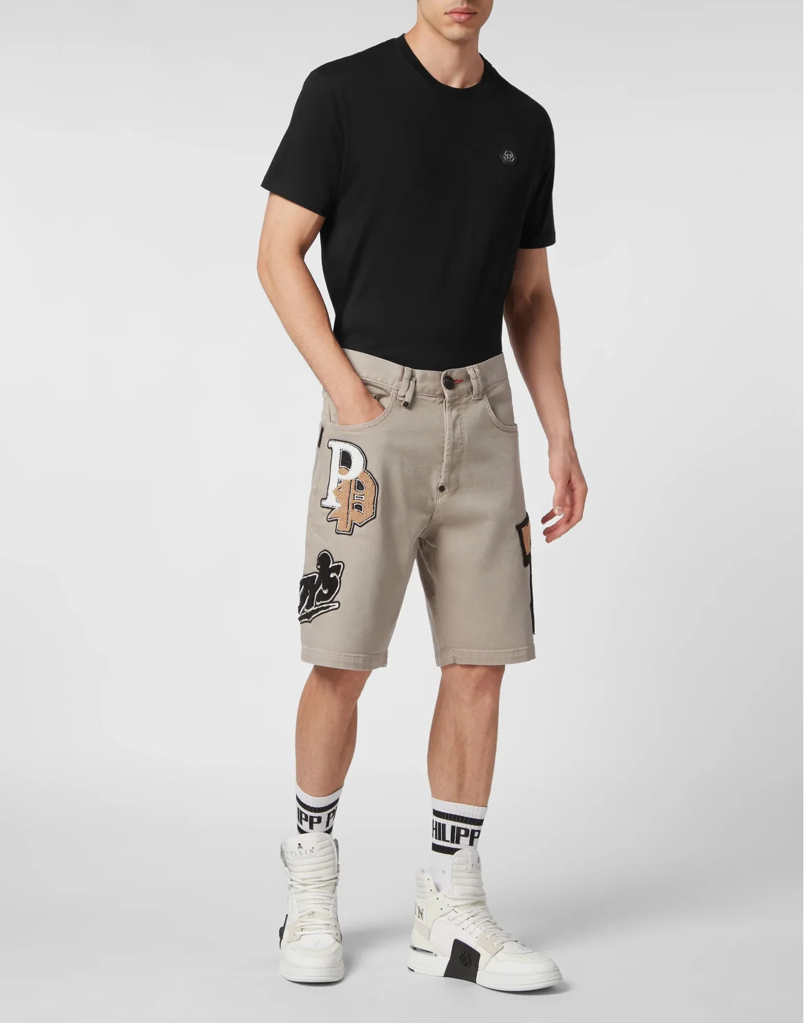 Denim Shorts Formentera Fit, цвет: Бежевый