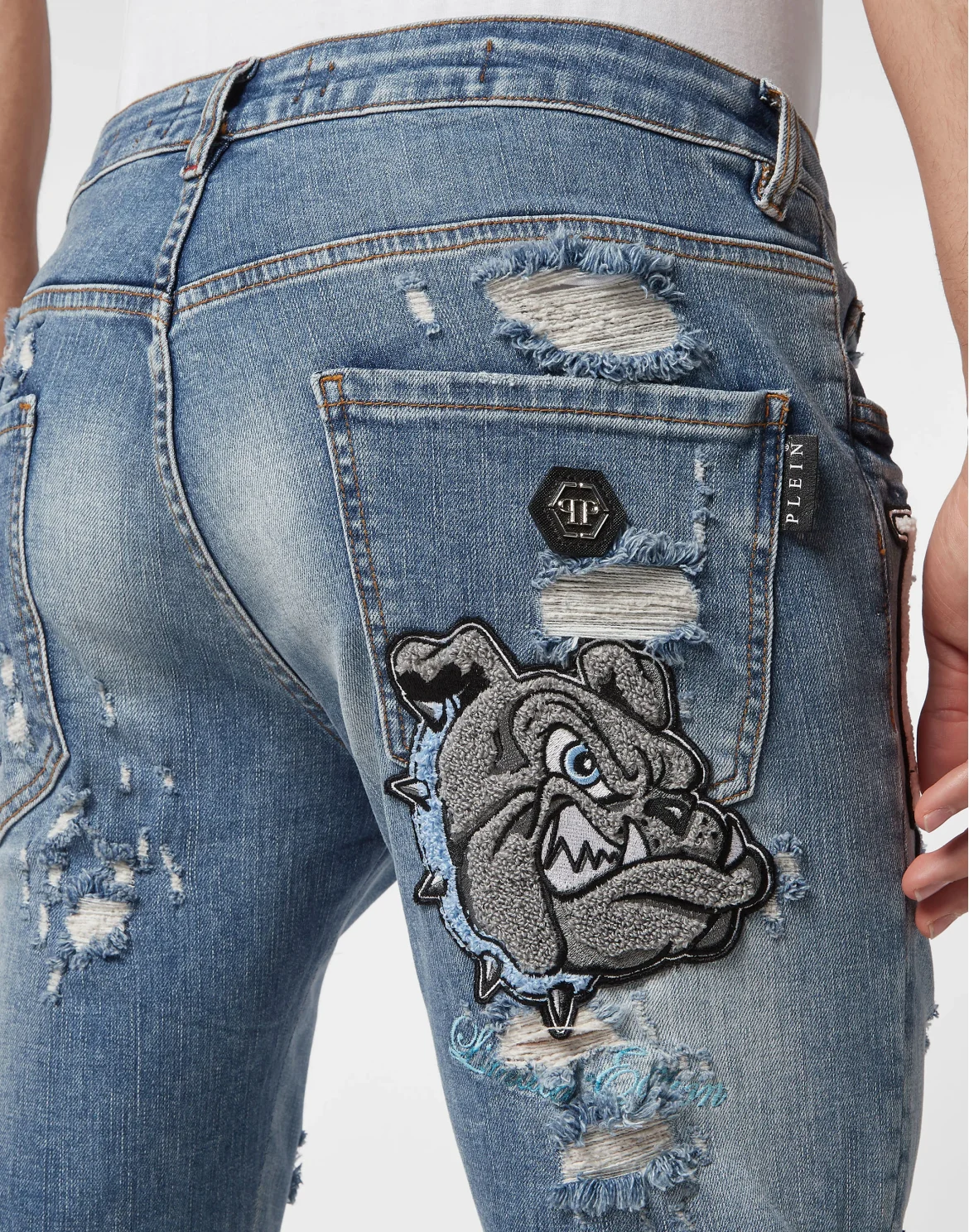 Denim Trousers Super Straight Cut, цвет: Синий
