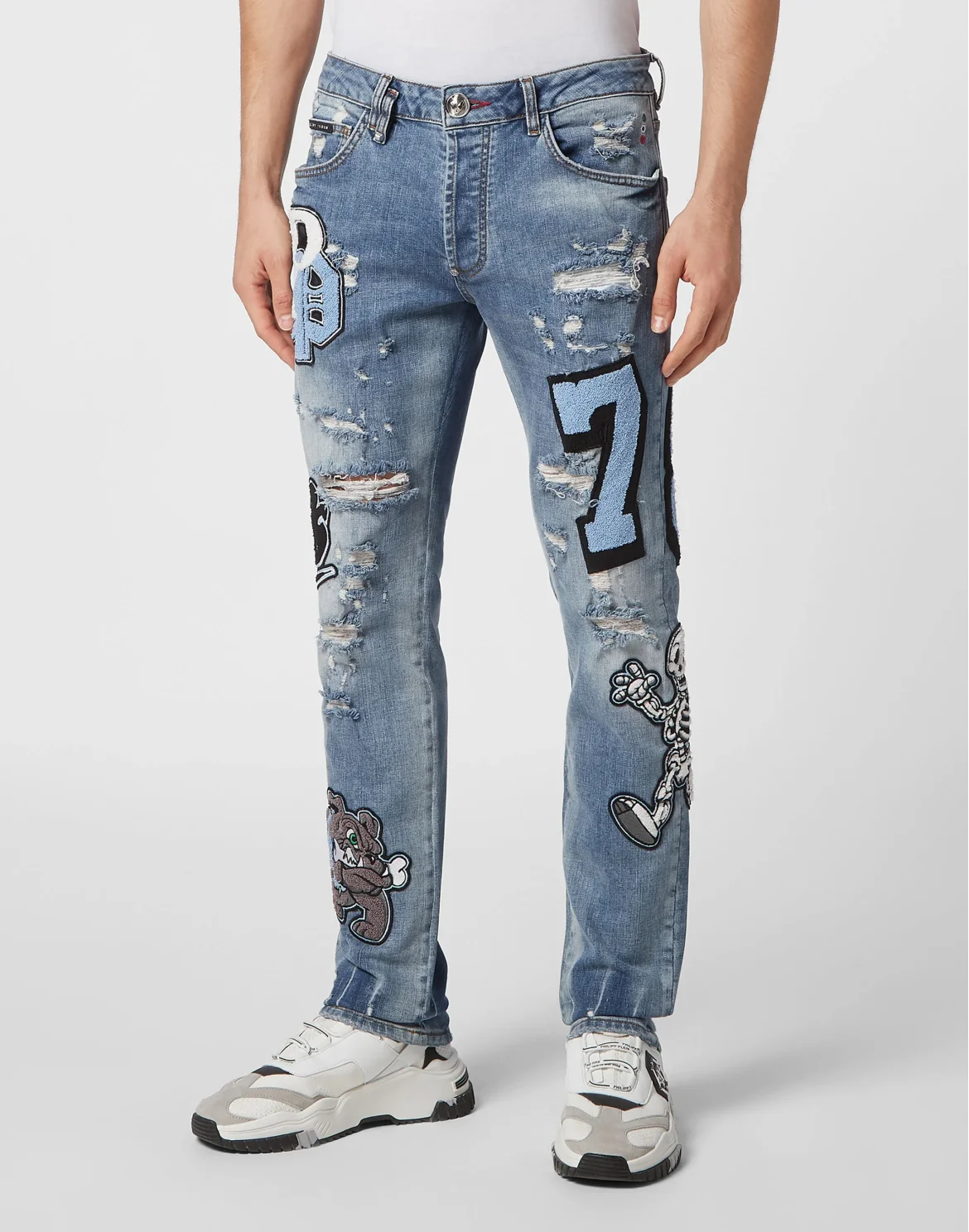 Denim Trousers Super Straight Cut, цвет: Синий