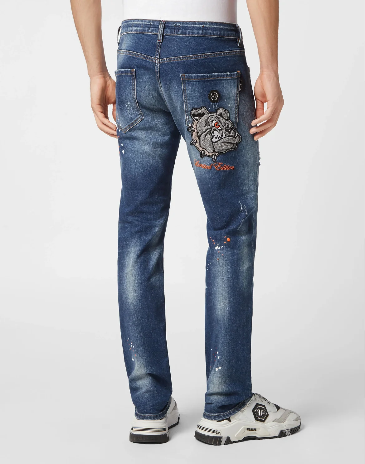 Denim Trousers Super Straight Cut, цвет: Оранжевый