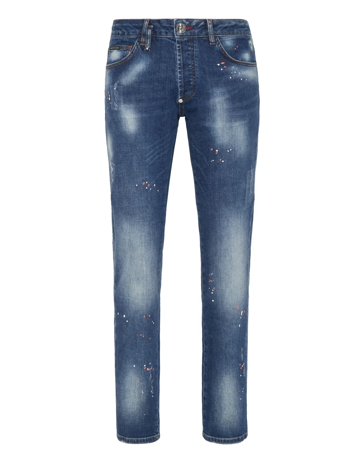 Denim Trousers Super Straight Cut, цвет: Оранжевый