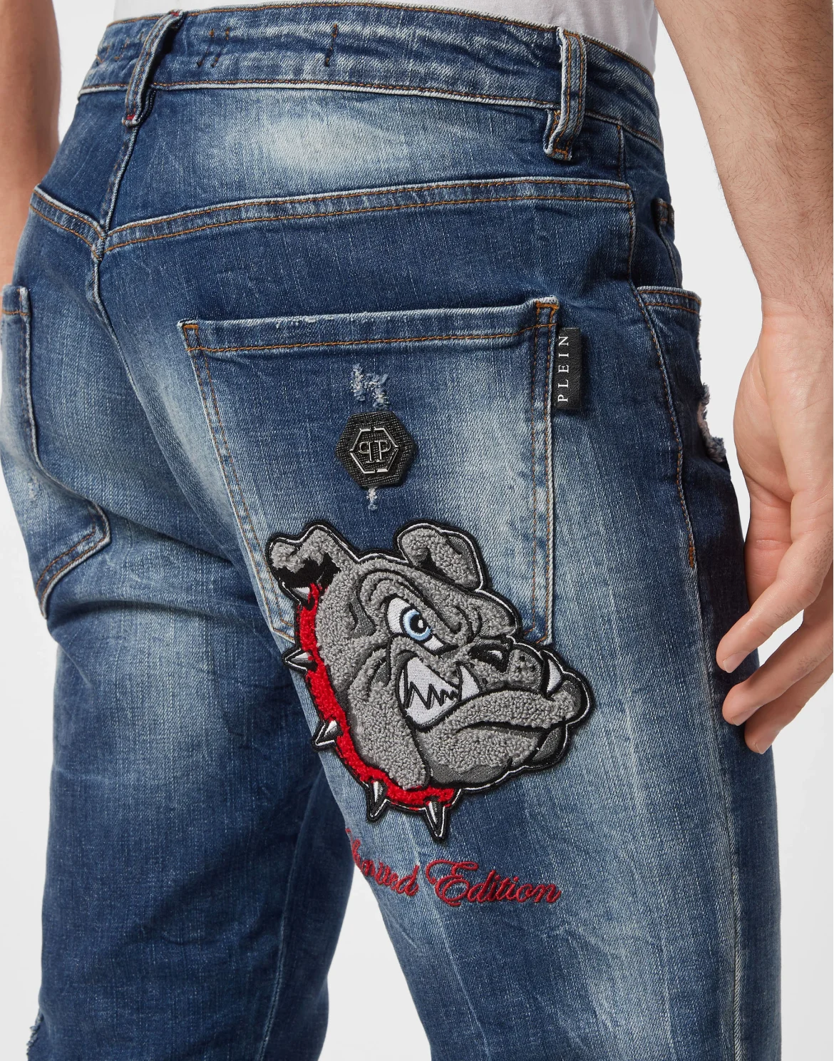 Denim Trousers Super Straight Cut, цвет: Синий