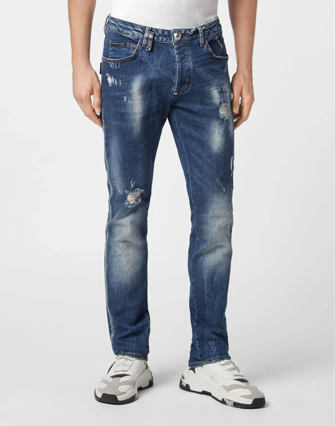 Denim Trousers Super Straight Cut, цвет: Синий