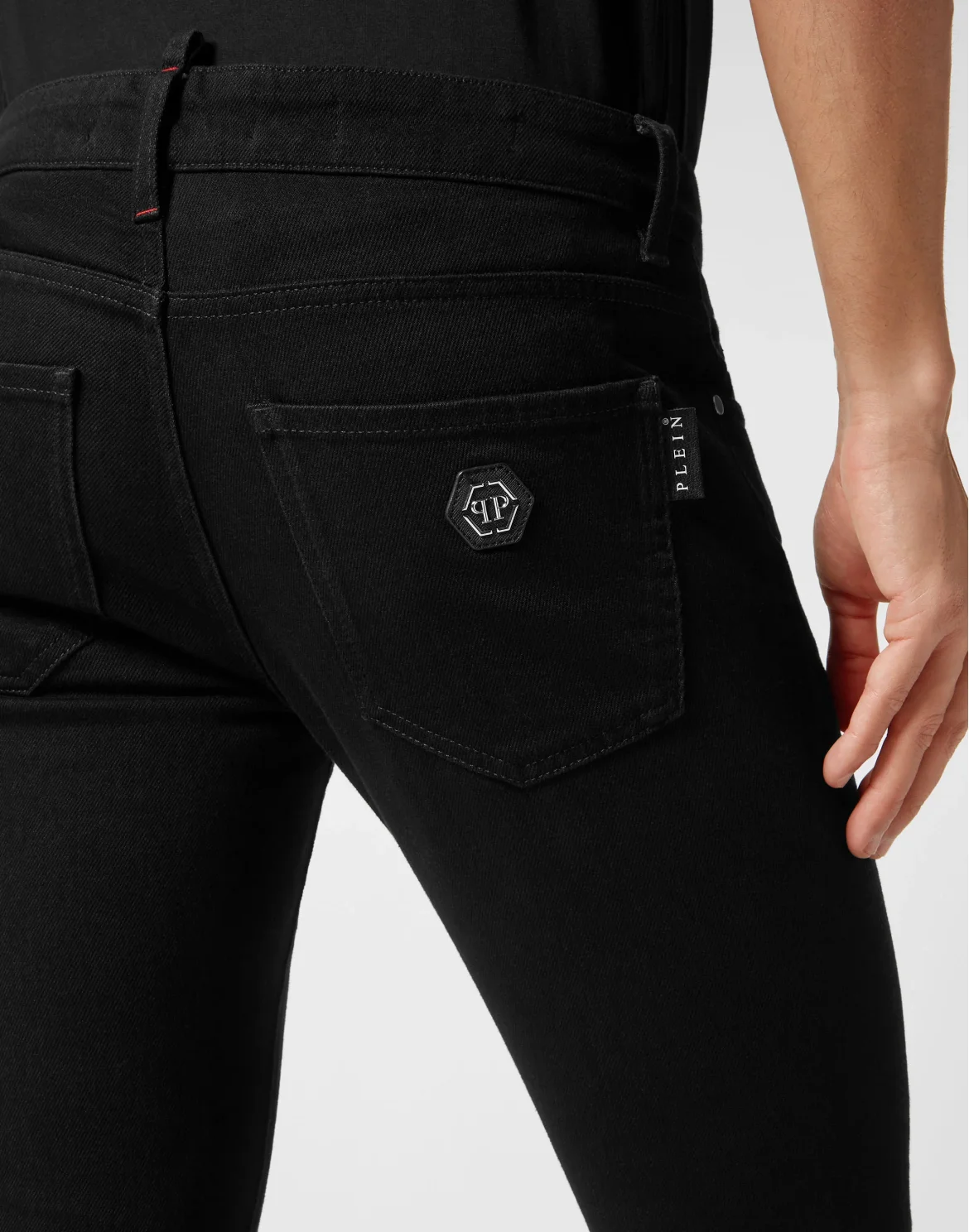 Denim Trousers Super Fit, цвет: Черный