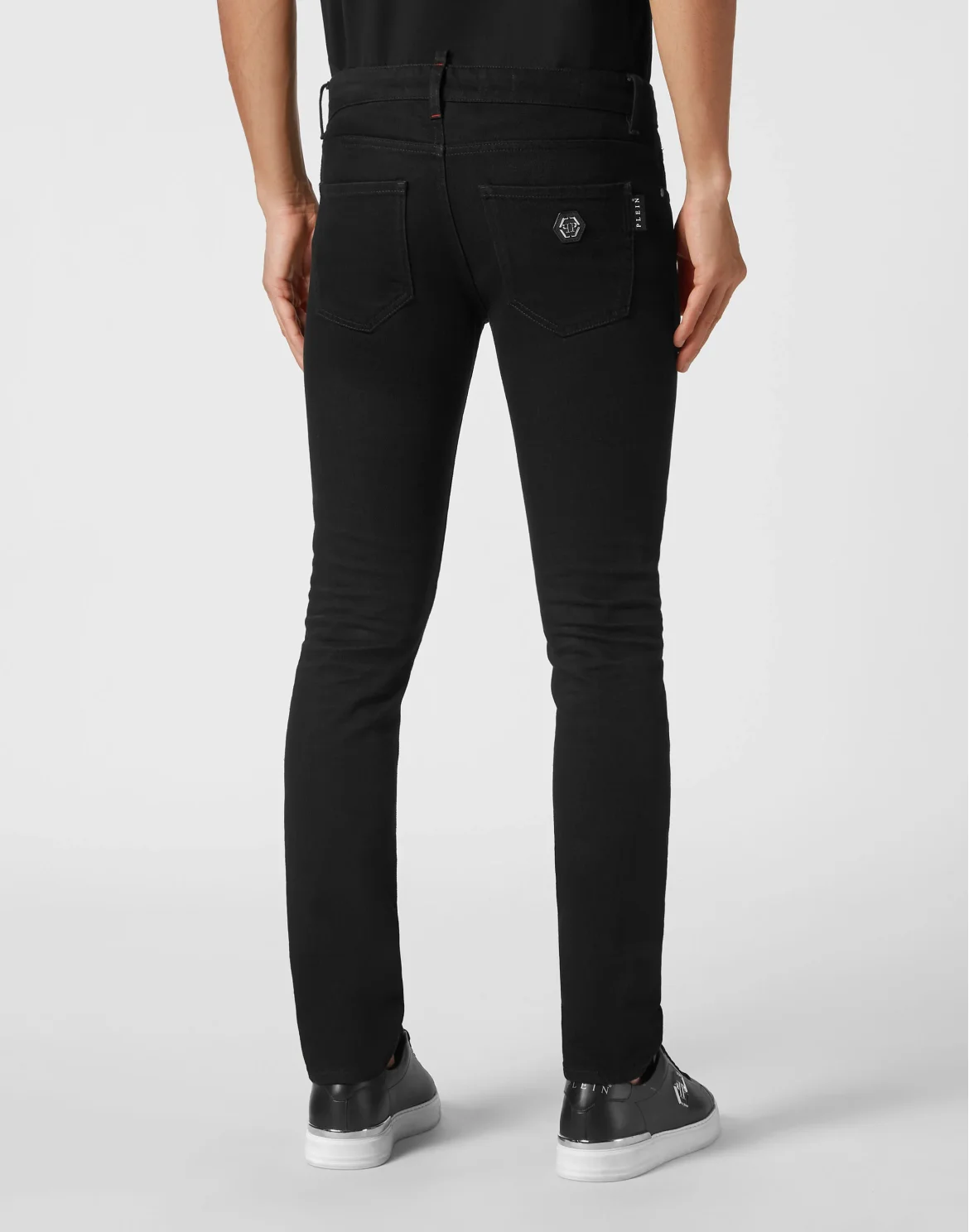 Denim Trousers Super Fit, цвет: Черный
