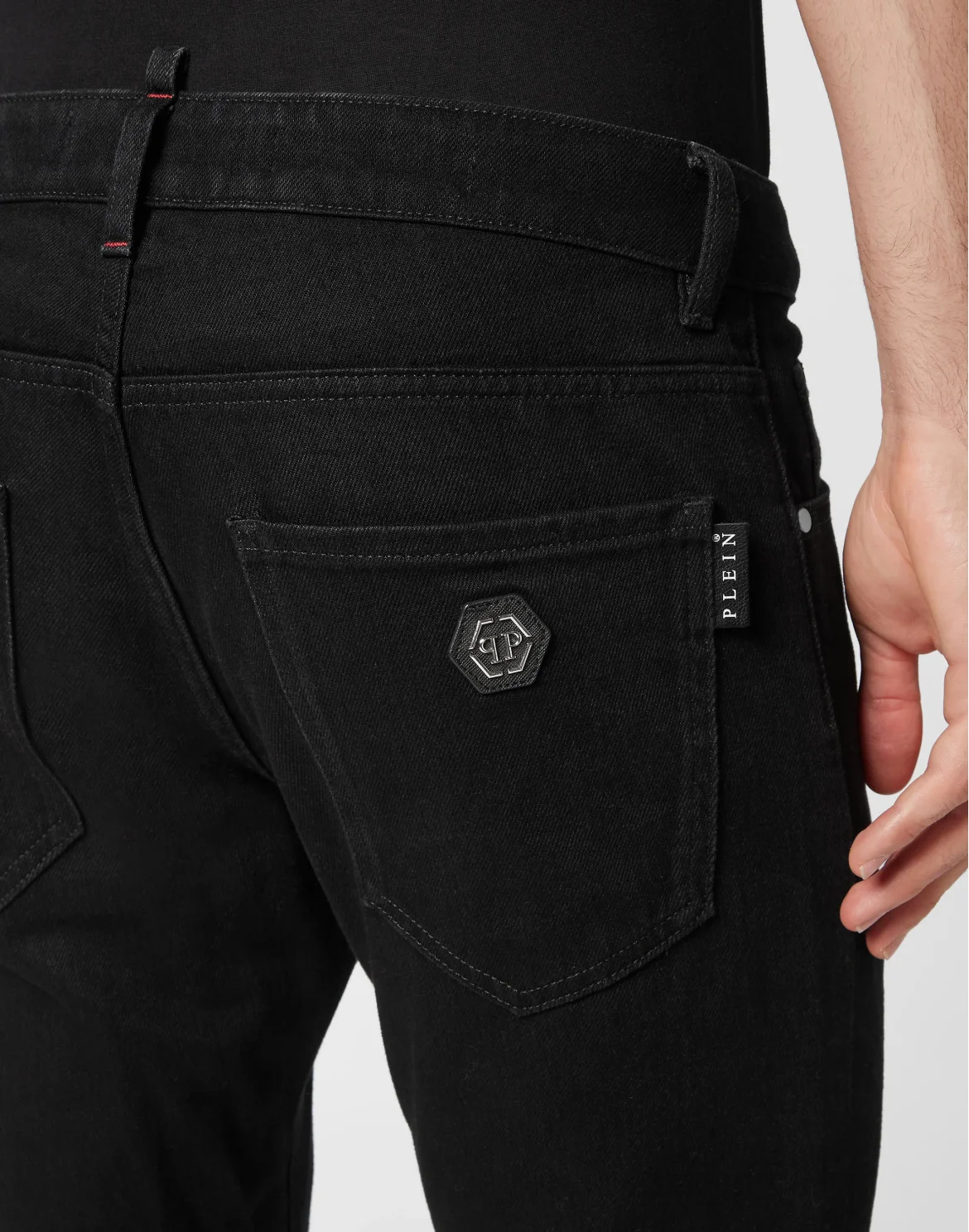 Denim Trousers Skinny Fit, цвет: Черный