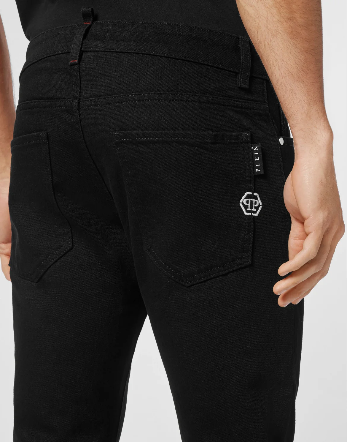 Denim Trousers Skinny Fit, цвет: Черный