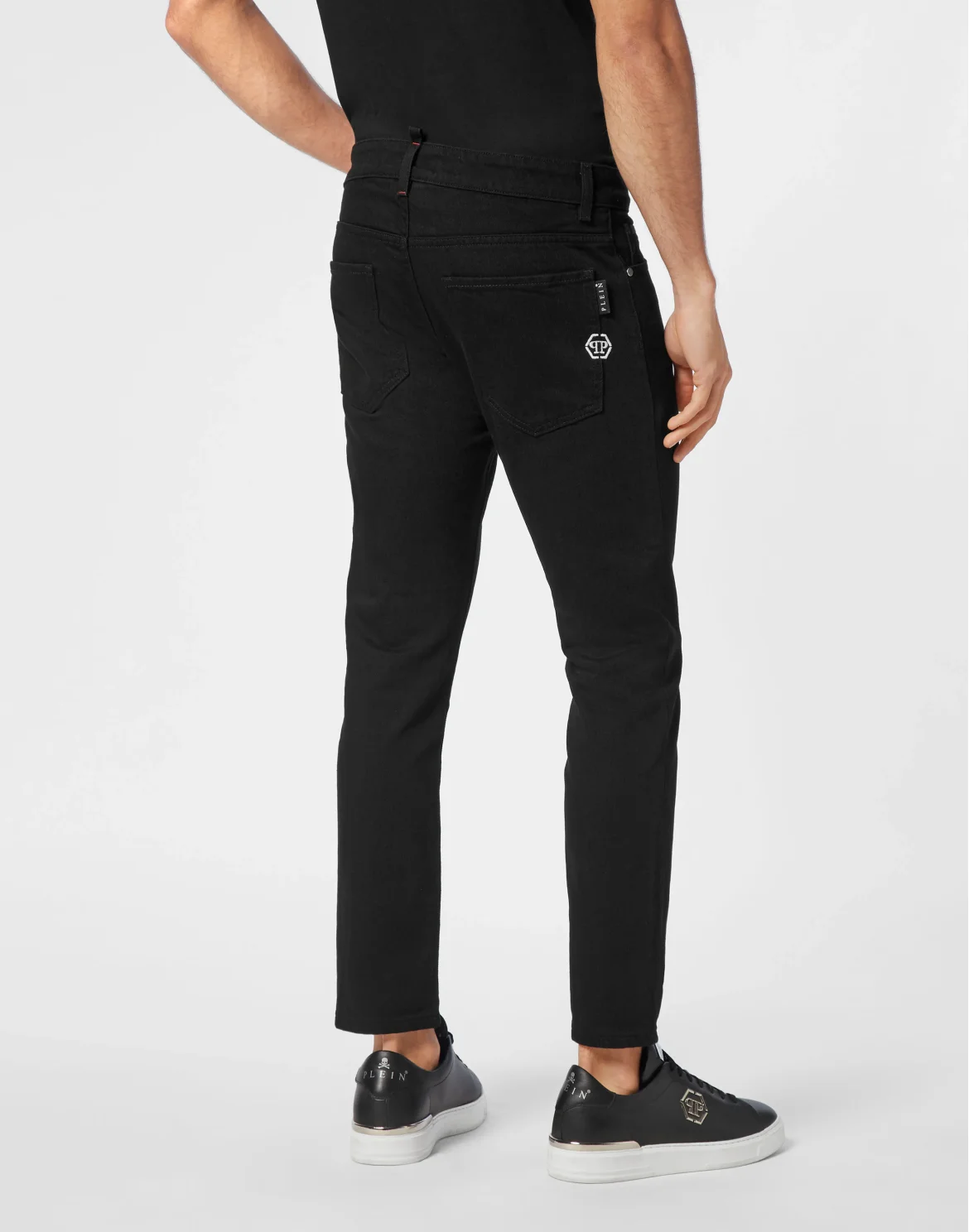 Denim Trousers Skinny Fit, цвет: Черный