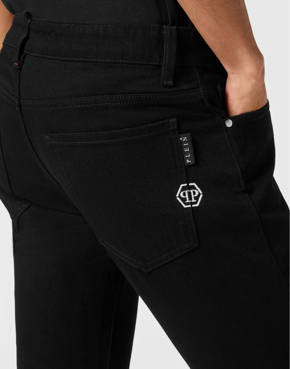 Denim Trousers Super Straight Cut, цвет: Черный
