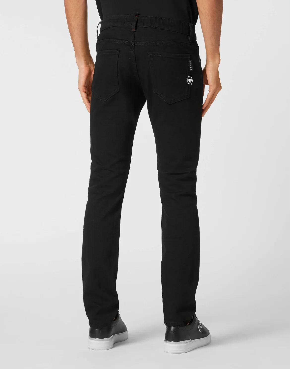 Denim Trousers Super Straight Cut, цвет: Черный