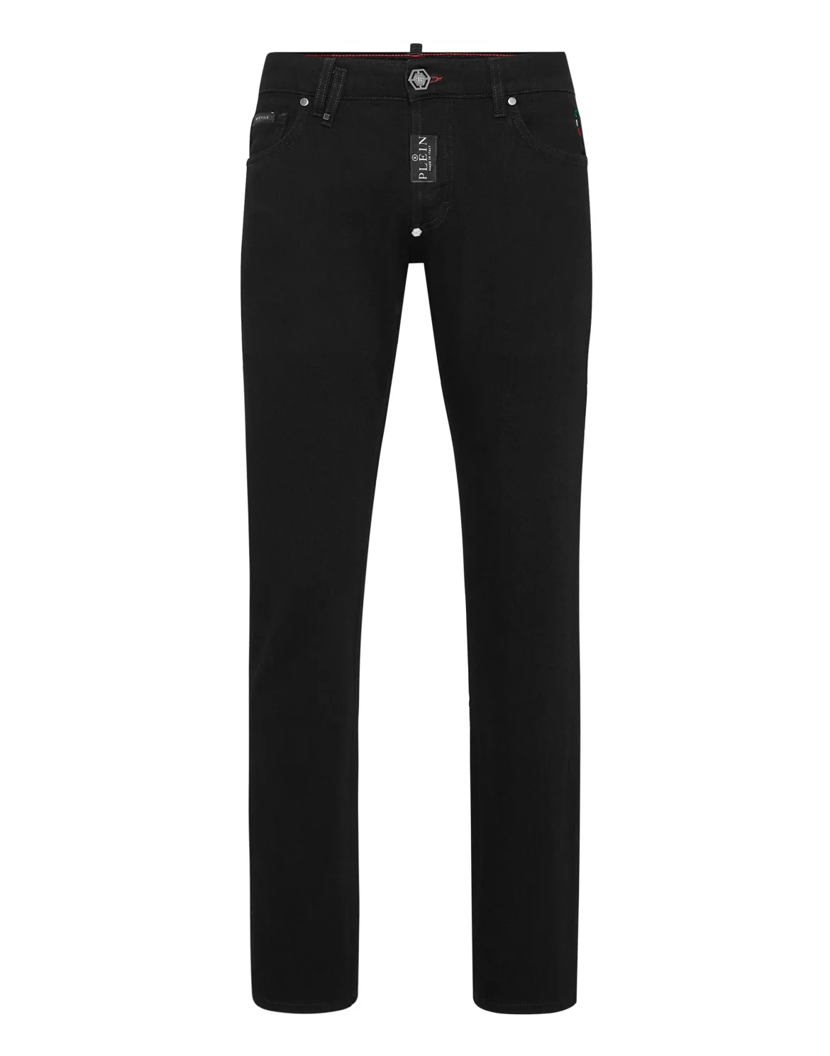 Denim Trousers Super Straight Cut, цвет: Черный