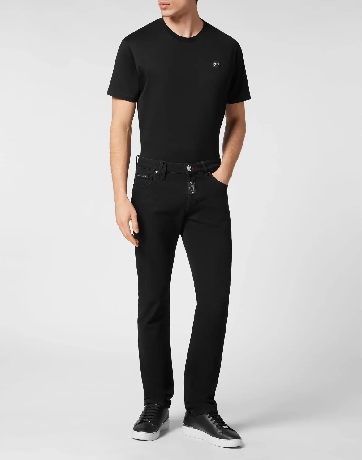 Denim Trousers Super Straight Cut Premium, цвет: Черный
