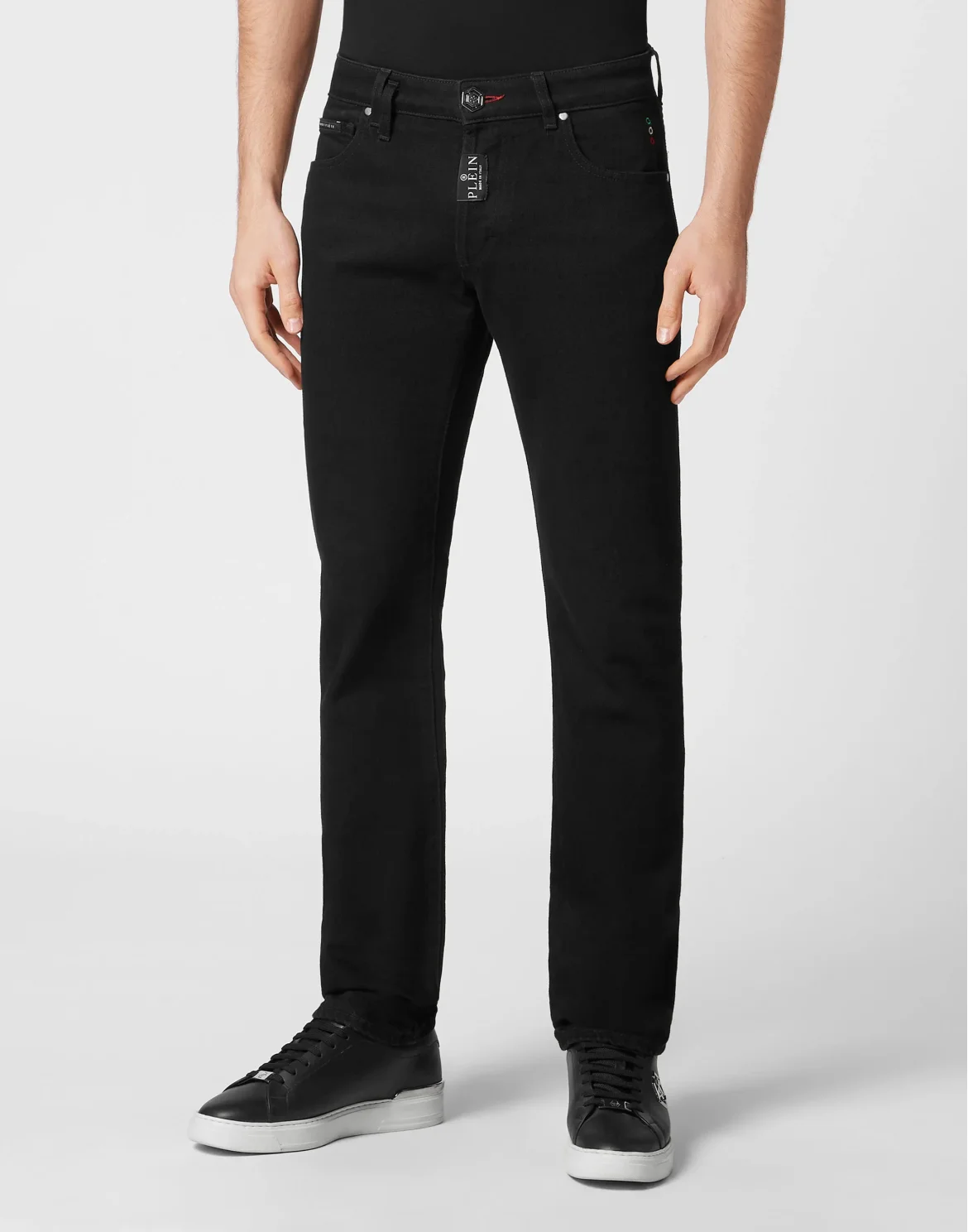 Denim Trousers Super Straight Cut Premium, цвет: Черный