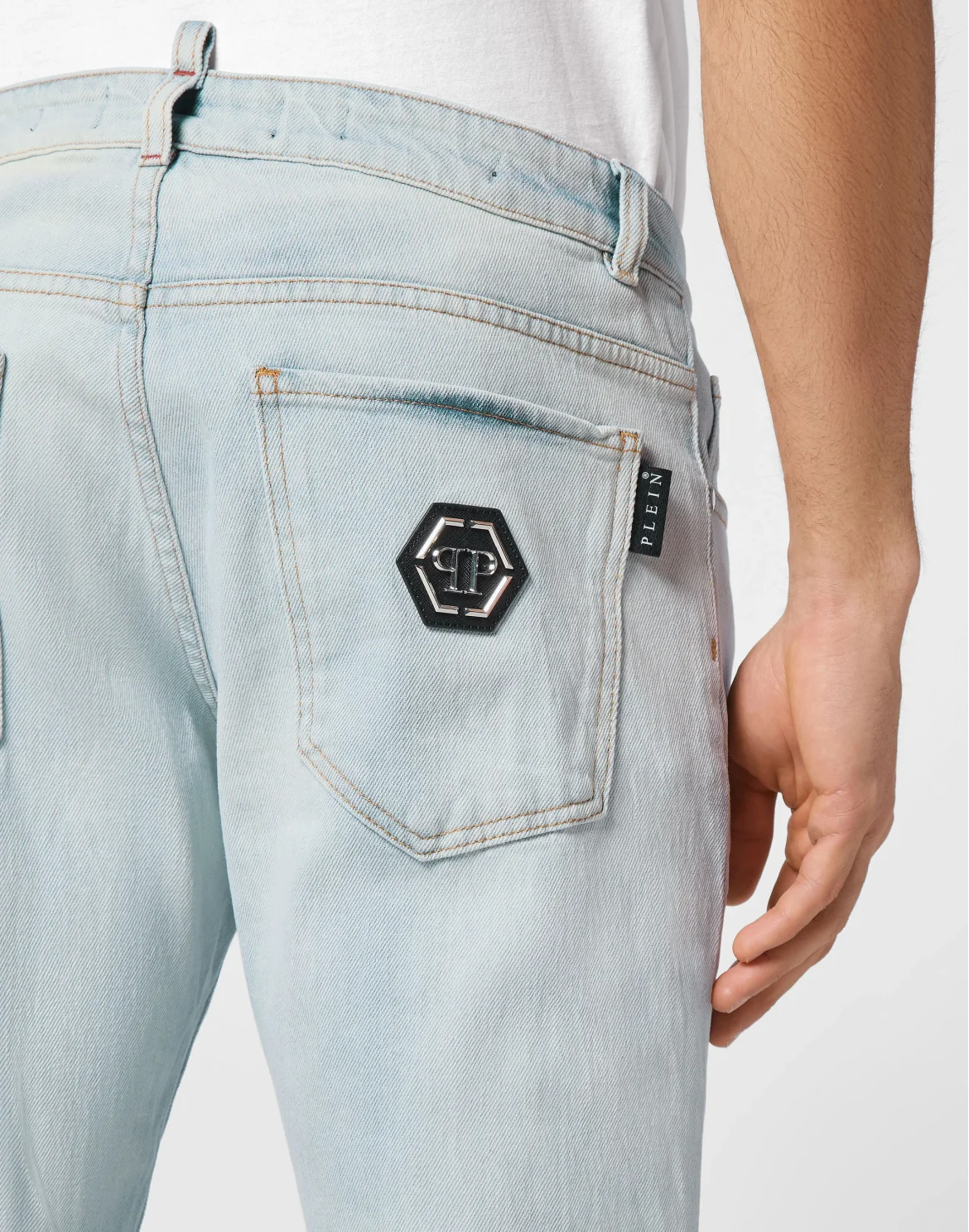 Denim Trousers Super Straight Cut Premium, цвет: Синий