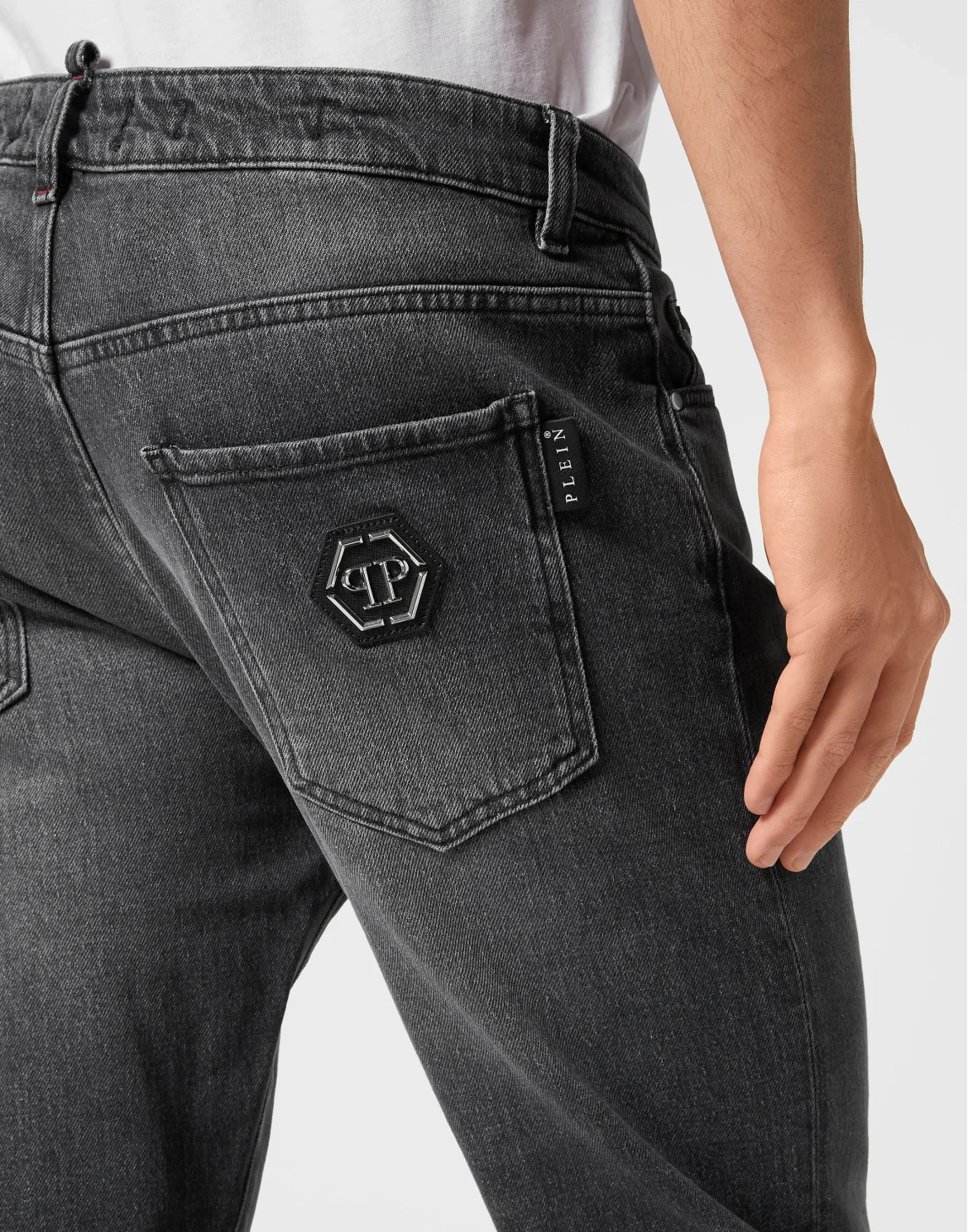 Denim Trousers Detroit Fit, цвет: Серебристый