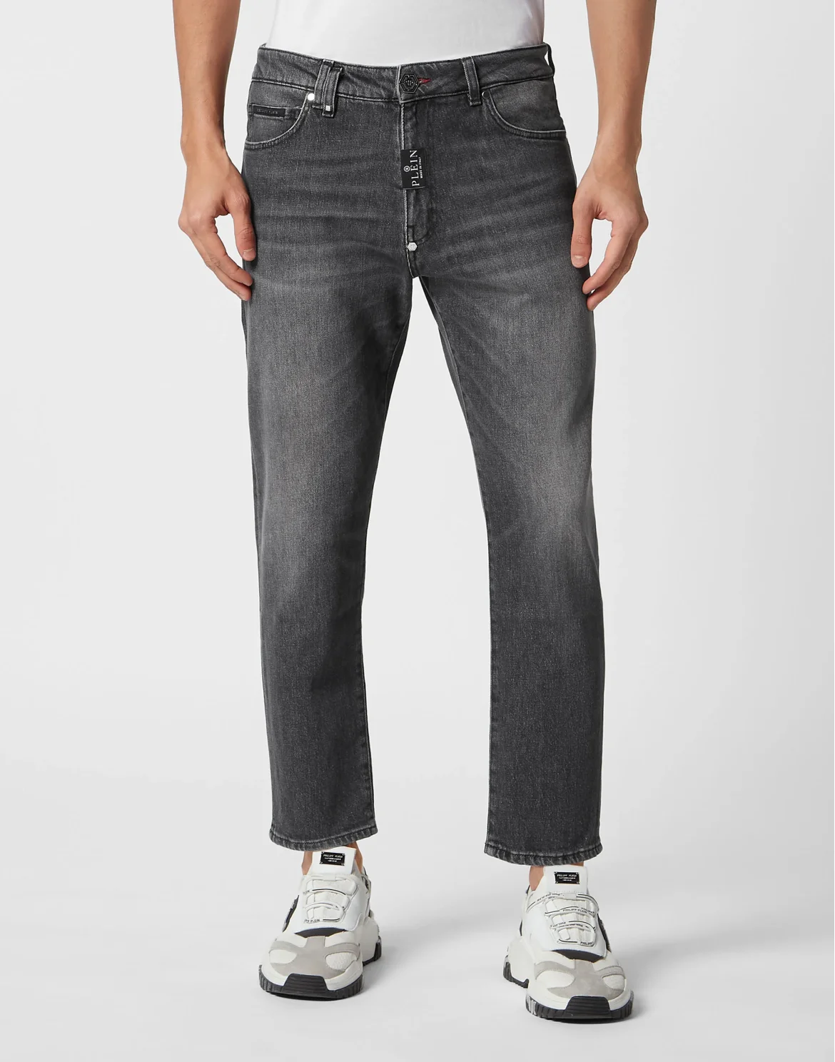 Denim Trousers Detroit Fit, цвет: Серебристый