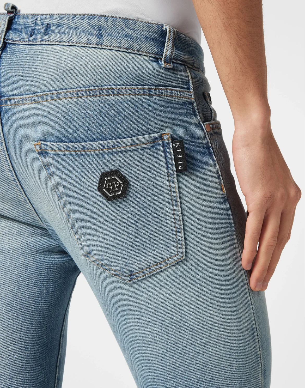 Denim Trousers Skinny Fit, цвет: Синий