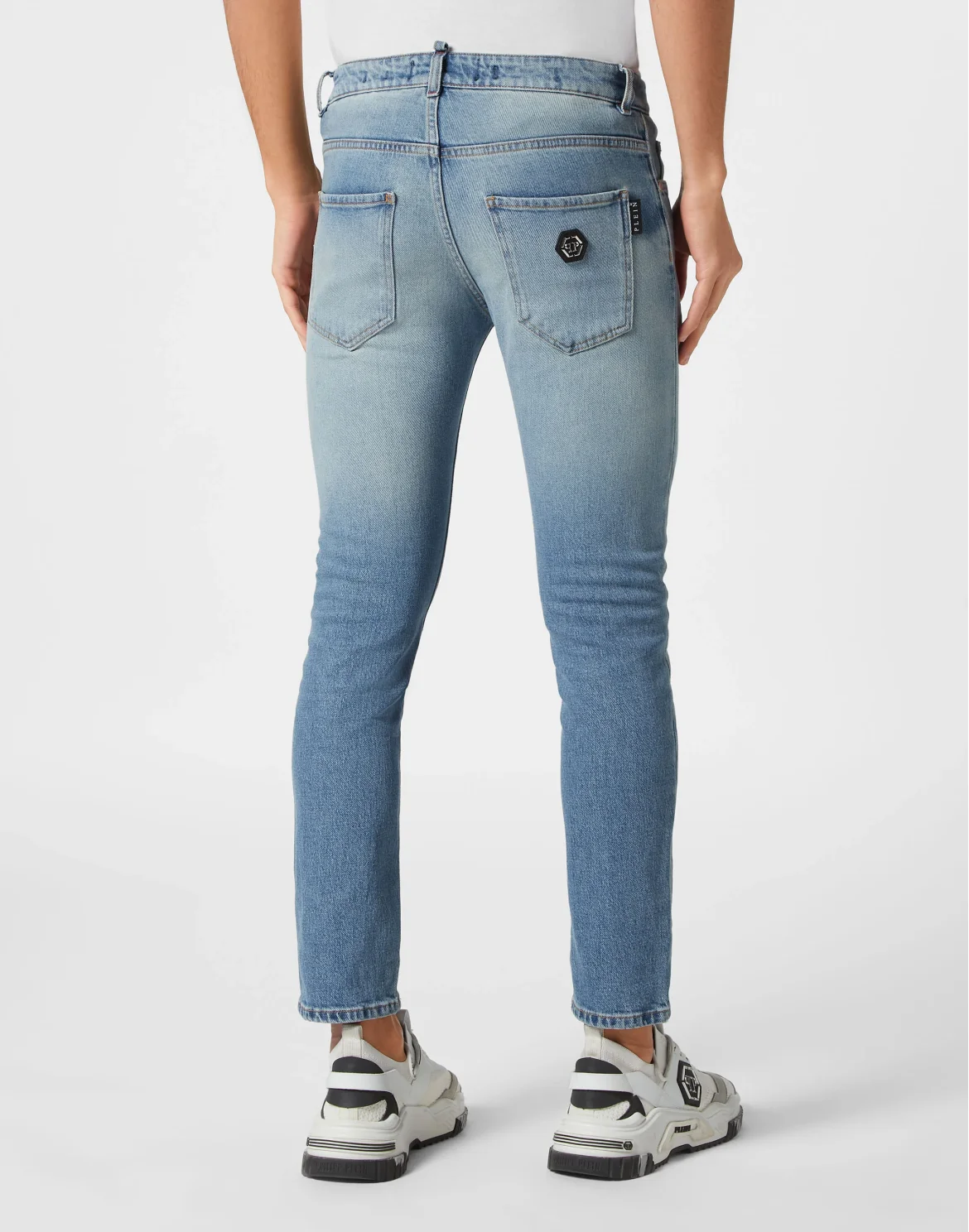 Denim Trousers Skinny Fit, цвет: Синий