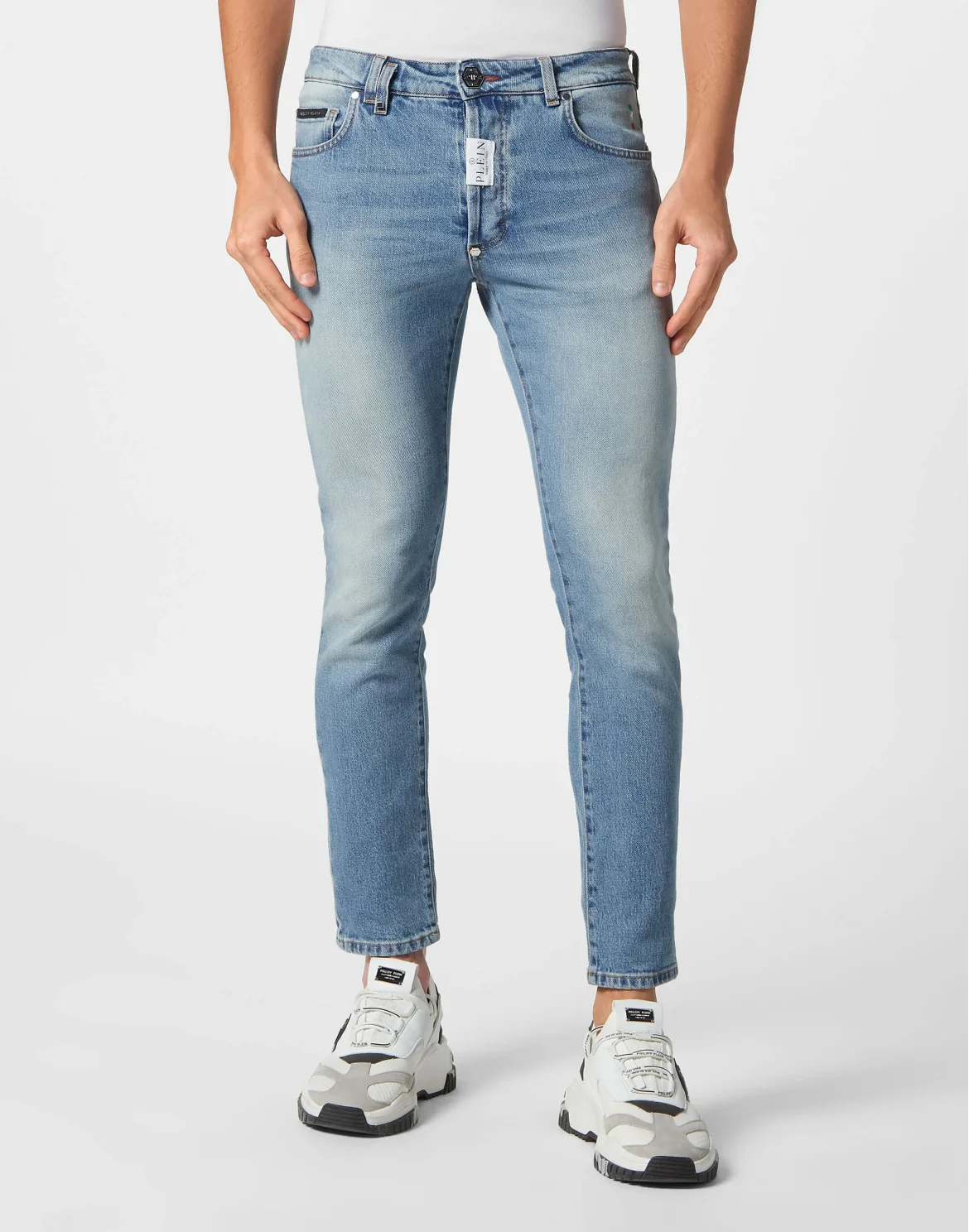 Denim Trousers Skinny Fit, цвет: Синий