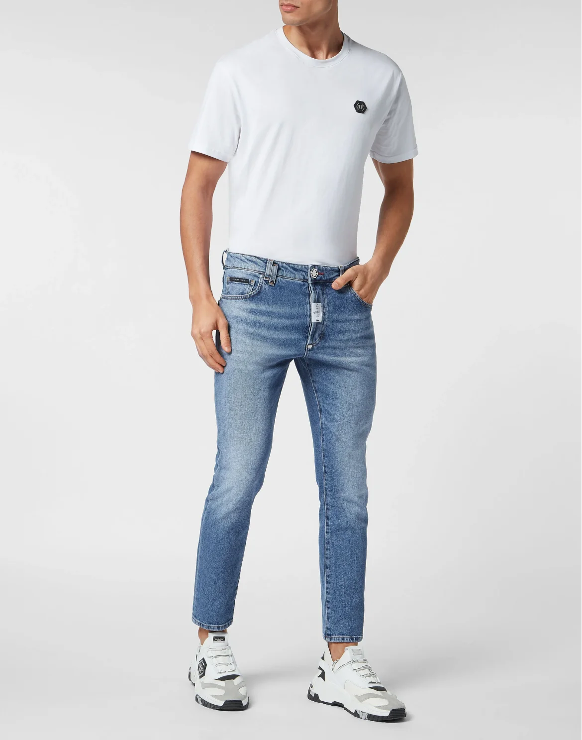 Denim Trousers Skinny Fit, цвет: Синий