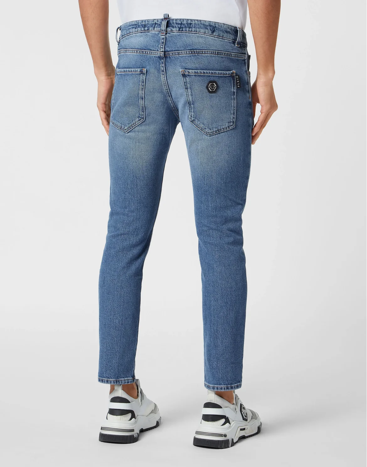 Denim Trousers Skinny Fit, цвет: Синий