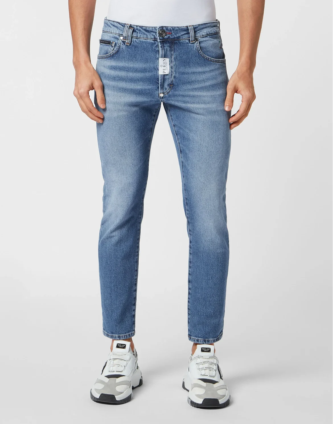 Denim Trousers Skinny Fit, цвет: Синий