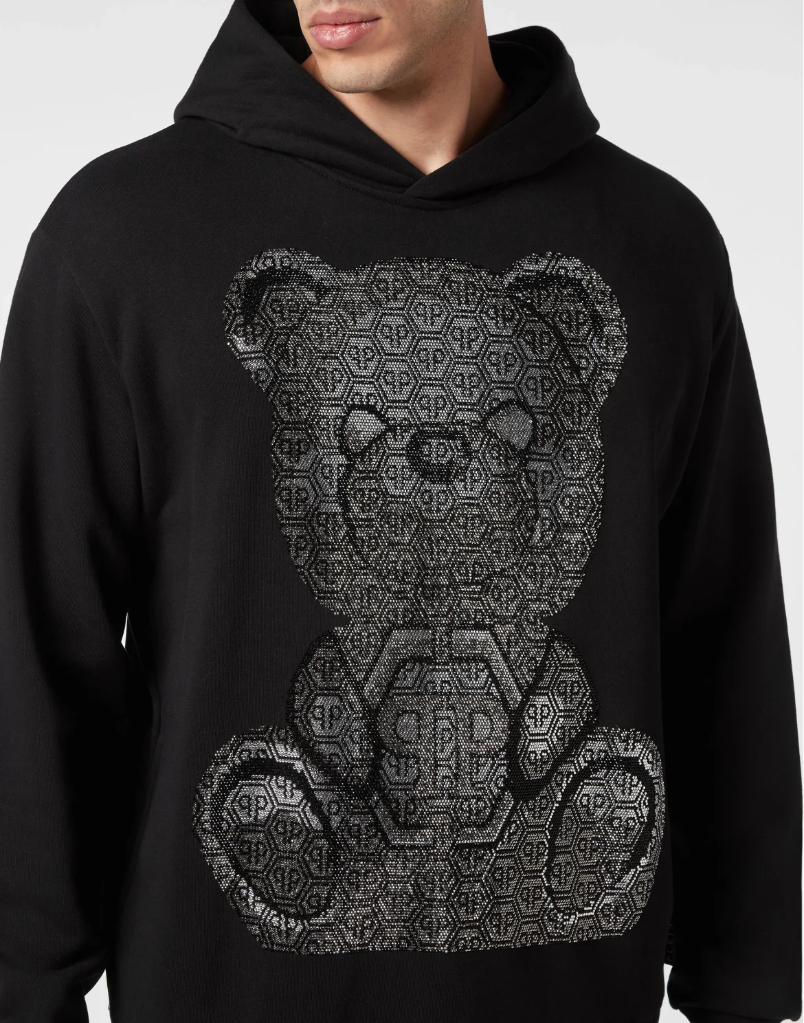 Hoodie sweatshirt 3D Teddy, цвет: Черный