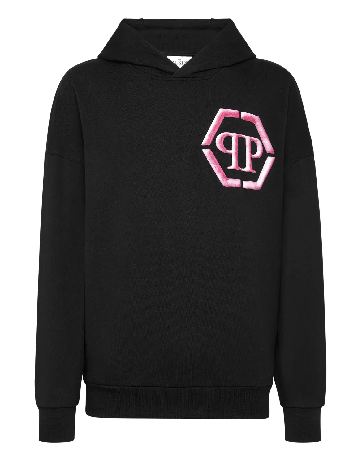 Hoodie Sweatshirt Hexagon, цвет: Черный