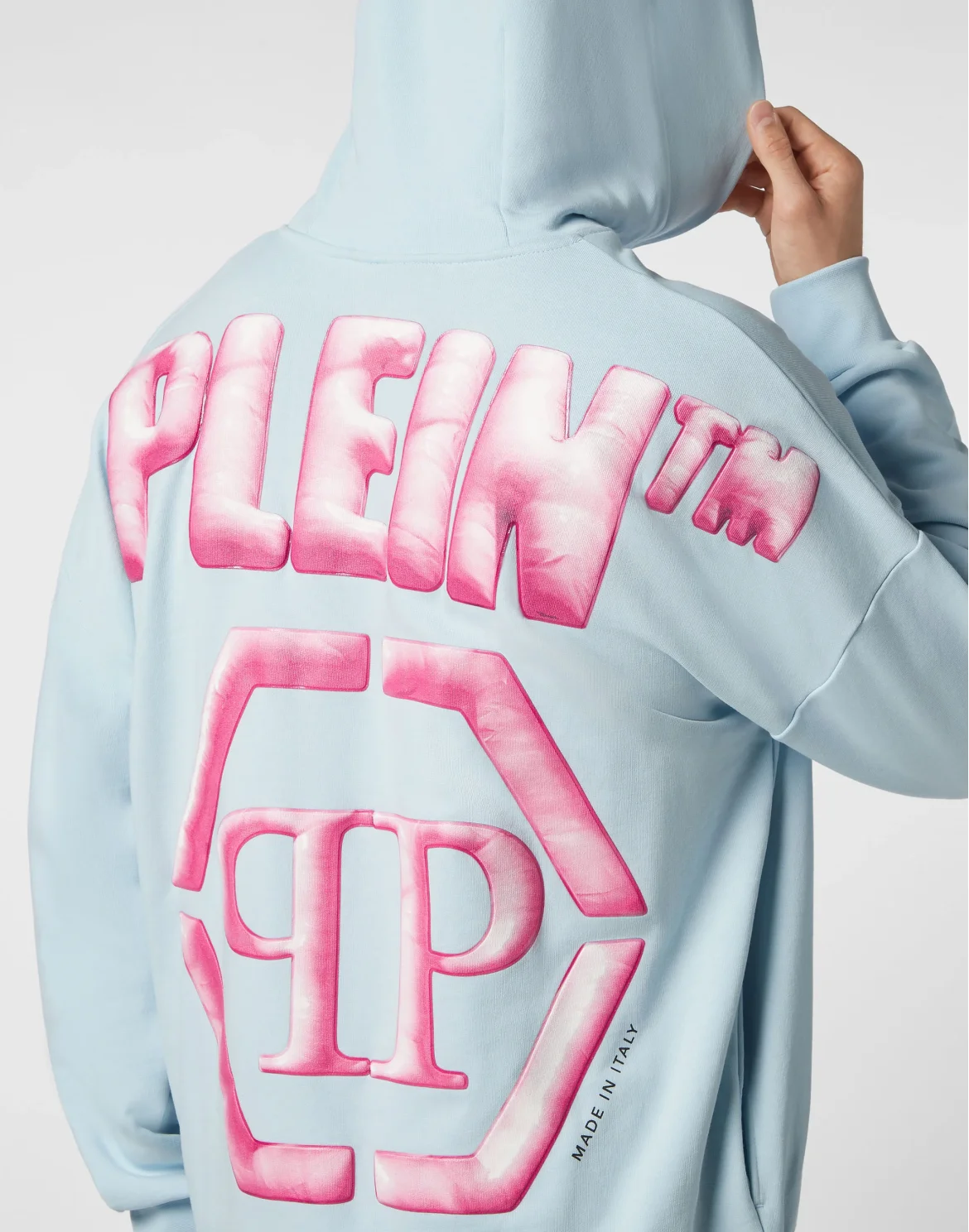 Hoodie Sweatshirt Hexagon, цвет: Голубой