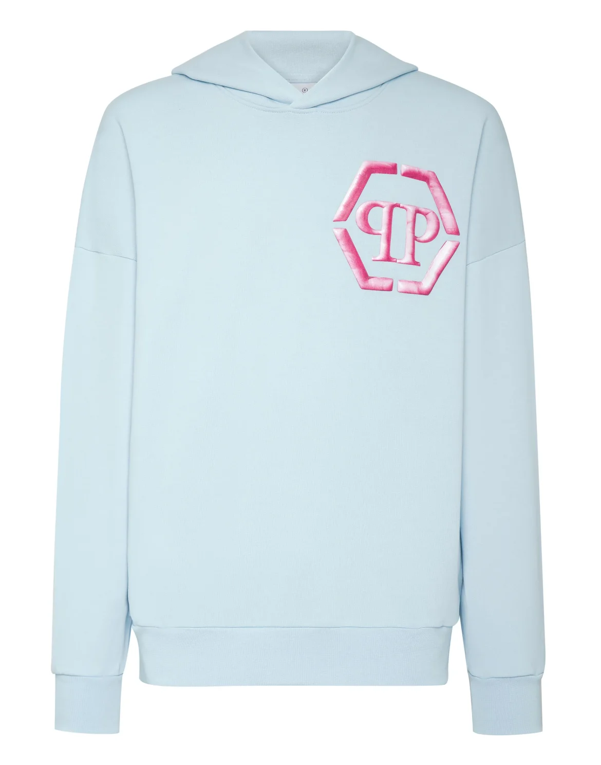 Hoodie Sweatshirt Hexagon, цвет: Голубой