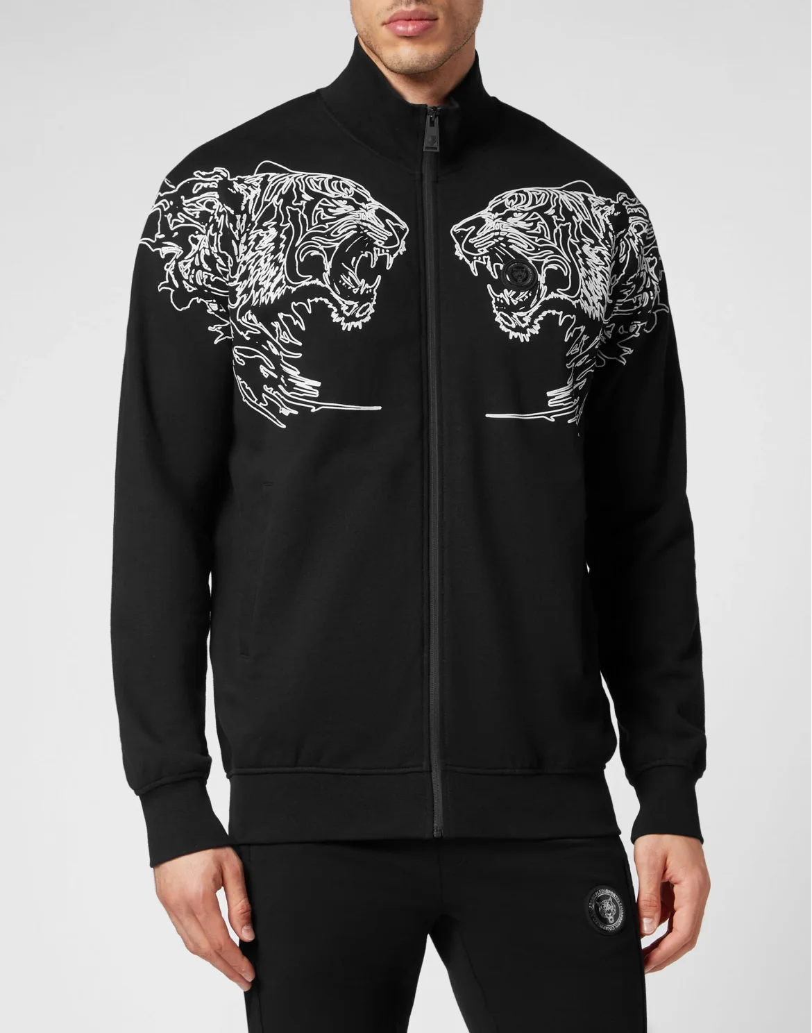 Jogging Jacket Tiger, цвет: Черный