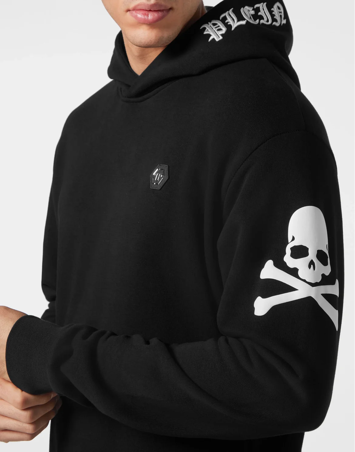 Hoodie Sweatshirt Skull&Bones, цвет: Черный