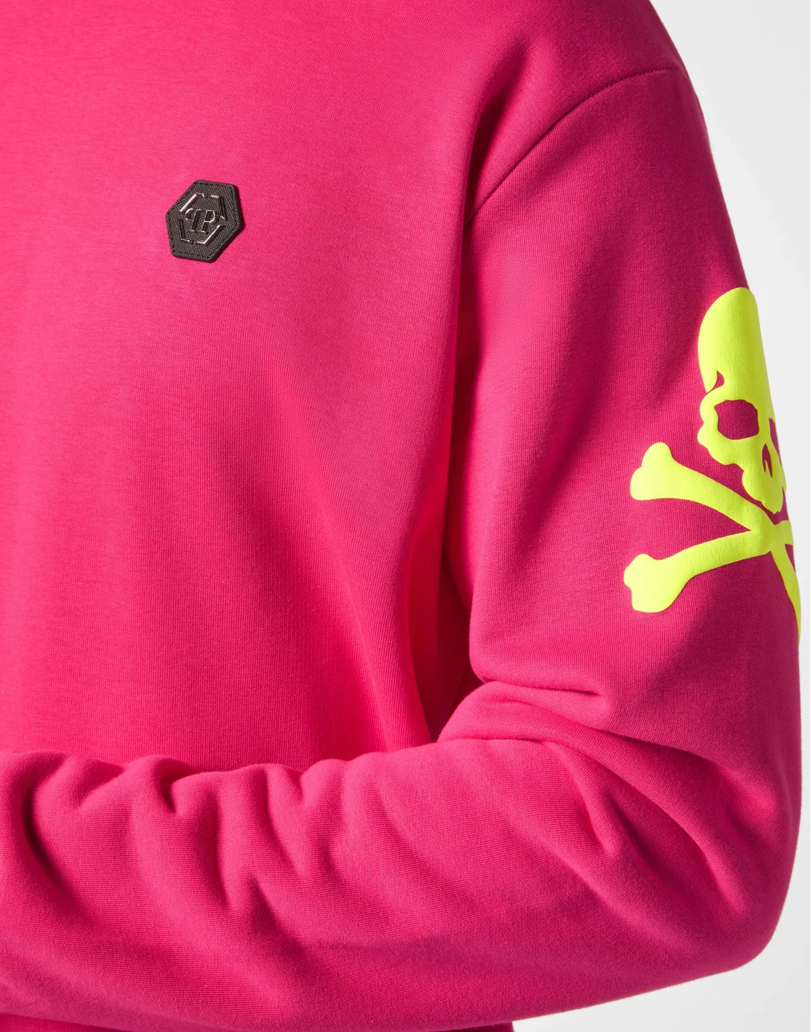 Hoodie Sweatshirt Skull&Bones, цвет: Розовый